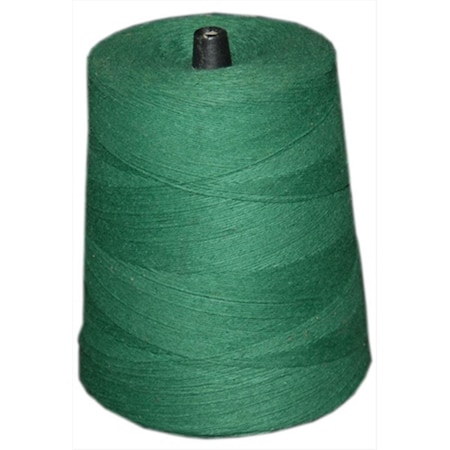 T.W. Evans Cordage Co 4 Poly Cotton Twine 2 Pound Cone with 9600 ft. in Green 07-048